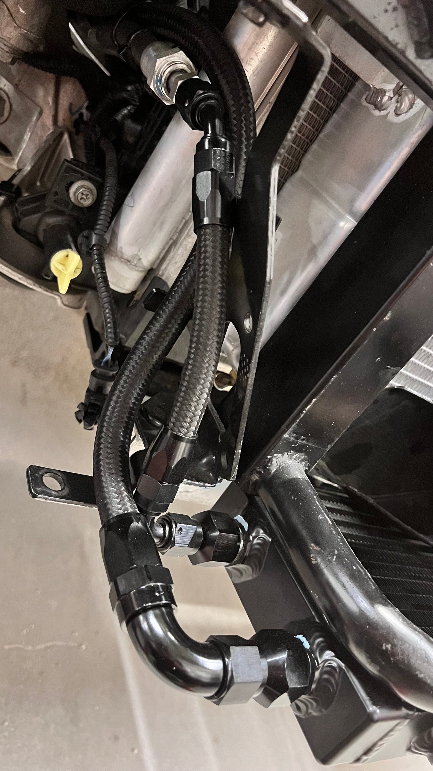 -8AN Male Flare to 1/2" (.500") Engine Oil/Transmission Cooler Quick Disconnect Adapter Fitting