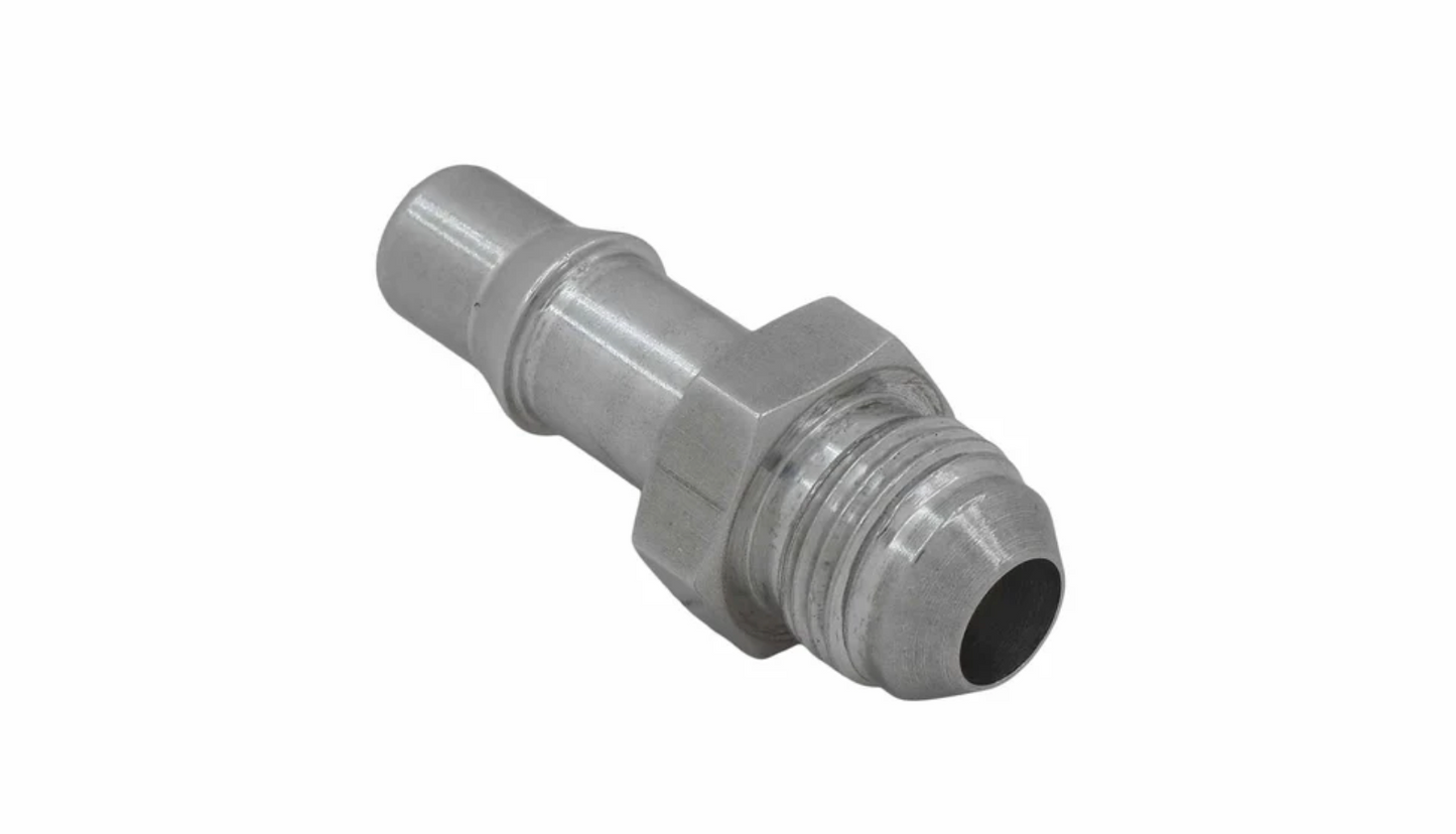 -8AN Male Flare to 1/2" (.500") Engine Oil/Transmission Cooler Quick Disconnect Adapter Fitting